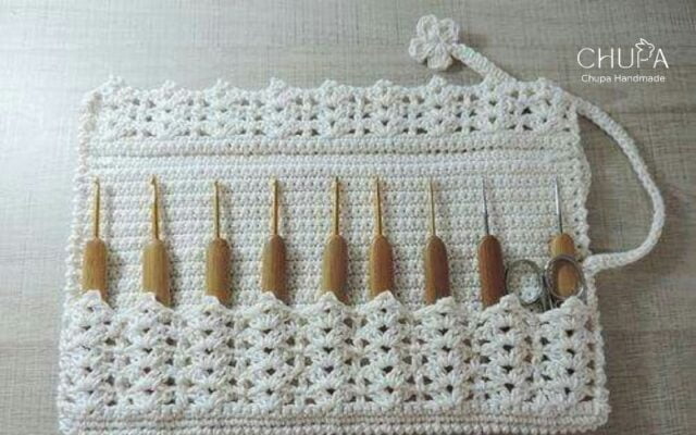dụng cụ làm móc khóa handmade bằng len